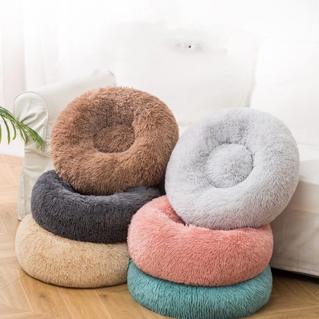Doughnut Plush Pet Bed